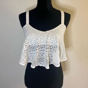 Decree Lace Crop Top